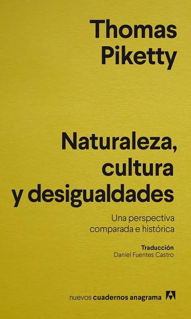 NATURALEZA, CULTURA Y DESIGUALDADES | 9788433921796 | PIKETTY, THOMAS | Llibreria Online de Banyoles | Comprar llibres en català i castellà online