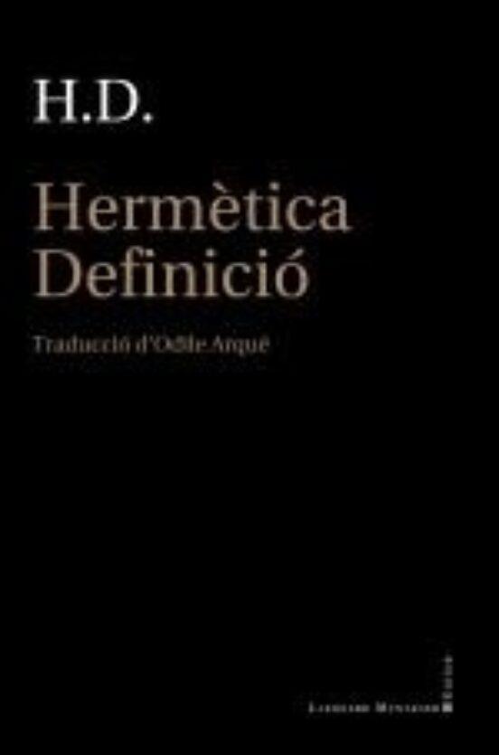 HERMETICA DEFINICIO | 9788419630070 | HILDA DOOLITTLE | Llibreria Online de Banyoles | Comprar llibres en català i castellà online