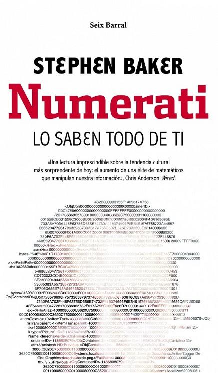 NUMERATI,LO SABEN TODO DE TI | 9788432231957 | BAKER,STEPHEN | Llibreria Online de Banyoles | Comprar llibres en català i castellà online