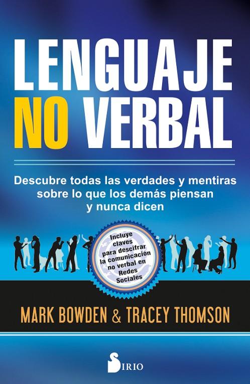 LENGUAJE NO VERBAL | 9788417399078 | BOWDEN, MARK/THOMSON, TRACEY | Llibreria Online de Banyoles | Comprar llibres en català i castellà online