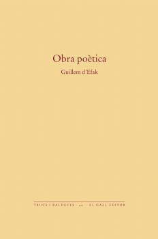 OBRA POÈTICA | 9788256351275 | EFAK, GUILLEM D' | Llibreria Online de Banyoles | Comprar llibres en català i castellà online