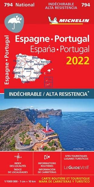 MAPA NATIONAL ESPAÑA PORTUGAL 2022 | 9782067255012 | AAVV | Llibreria Online de Banyoles | Comprar llibres en català i castellà online