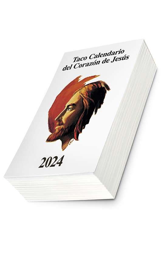 TACO CALENDARIO DEL CORAZÓN DE JESÚS 2024 | 9788427147010 | AAVV | Llibreria Online de Banyoles | Comprar llibres en català i castellà online