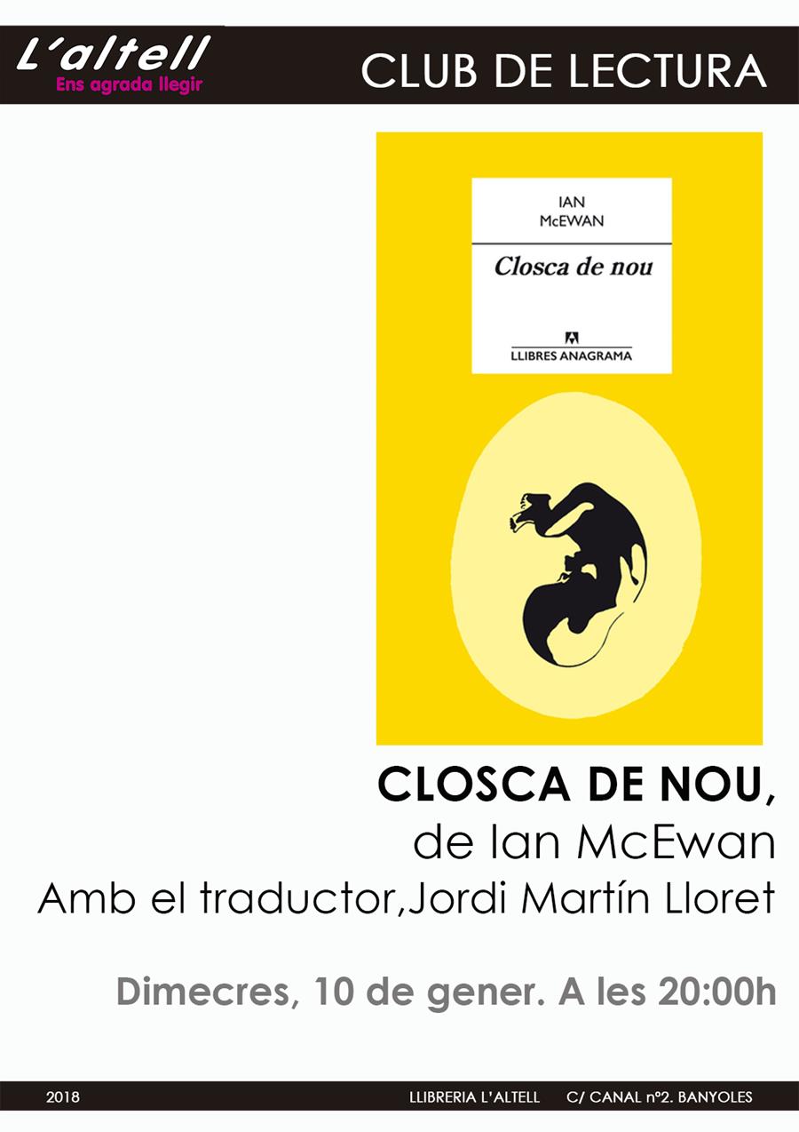 CLUB DE LECTURA (adult) amb el traductor JORDI MARTÍNEZ - Llibreria Online de Banyoles | Comprar llibres en català i castellà online