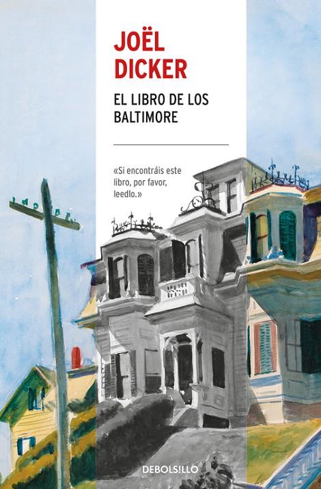 EL LIBRO DE LOS BALTIMORE | 9788466341516 | JOËL DICKER | Llibreria Online de Banyoles | Comprar llibres en català i castellà online