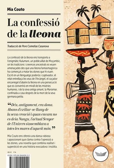 LA CONFESSIÓ DE LA LLEONA | 9788494440922 | COUTO, MIA | Llibreria Online de Banyoles | Comprar llibres en català i castellà online