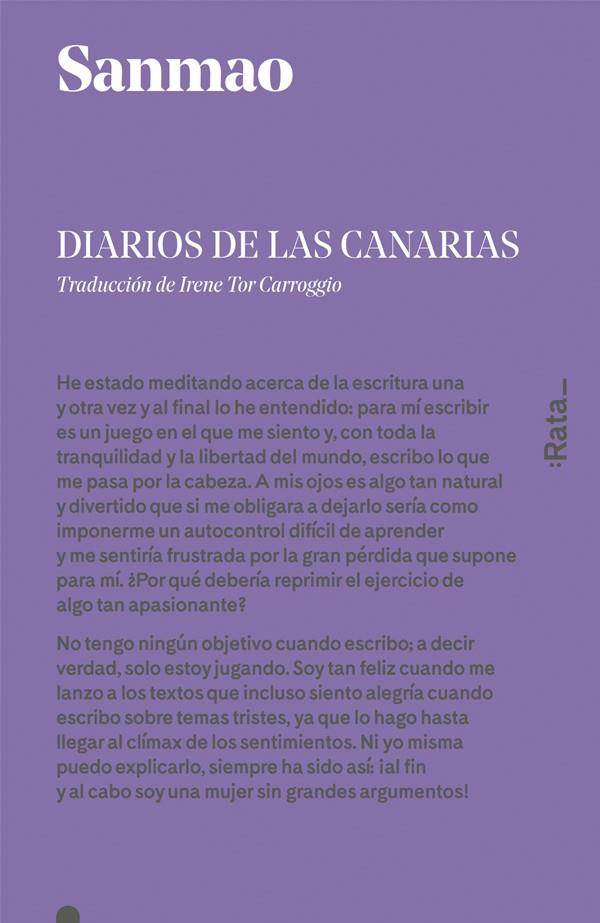 DIARIOS DE LAS CANARIAS | 9788416738090 | SANMAO | Llibreria Online de Banyoles | Comprar llibres en català i castellà online