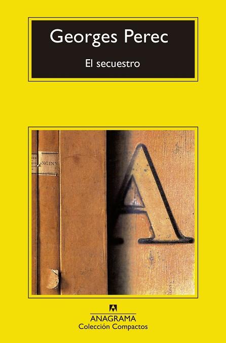 SECUESTRO, EL | 9788433960627 | PEREC, GEORGES | Llibreria Online de Banyoles | Comprar llibres en català i castellà online