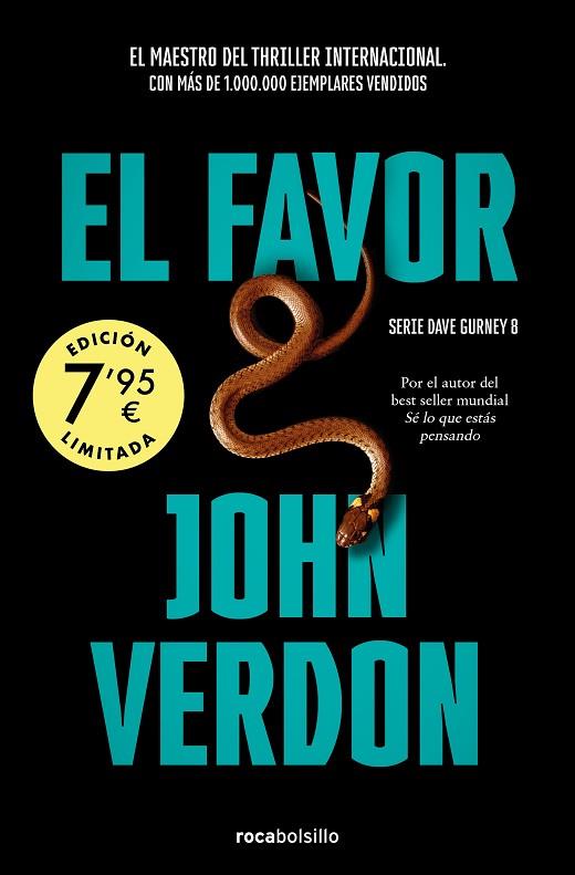 EL FAVOR (SERIE DAVID GURNEY 8) | 9788419498175 | VERDON, JOHN | Llibreria Online de Banyoles | Comprar llibres en català i castellà online