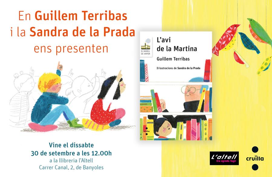 GUILLEM TERRIBAS, escriptor i  SANDRA DE LA PRADA, il·lustradora - Llibreria Online de Banyoles | Comprar llibres en català i castellà online