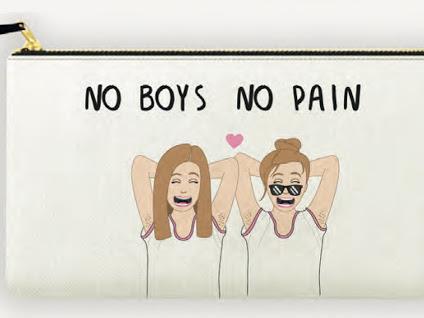 ESTUCHE LAS RAYADAS "NO BOYS, NO PAIN" | 8432715092629 | LAS RAYADAS | Llibreria Online de Banyoles | Comprar llibres en català i castellà online
