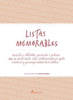 LISTAS MEMORABLES | 9788498387179 | USHER, SHAUN | Llibreria Online de Banyoles | Comprar llibres en català i castellà online