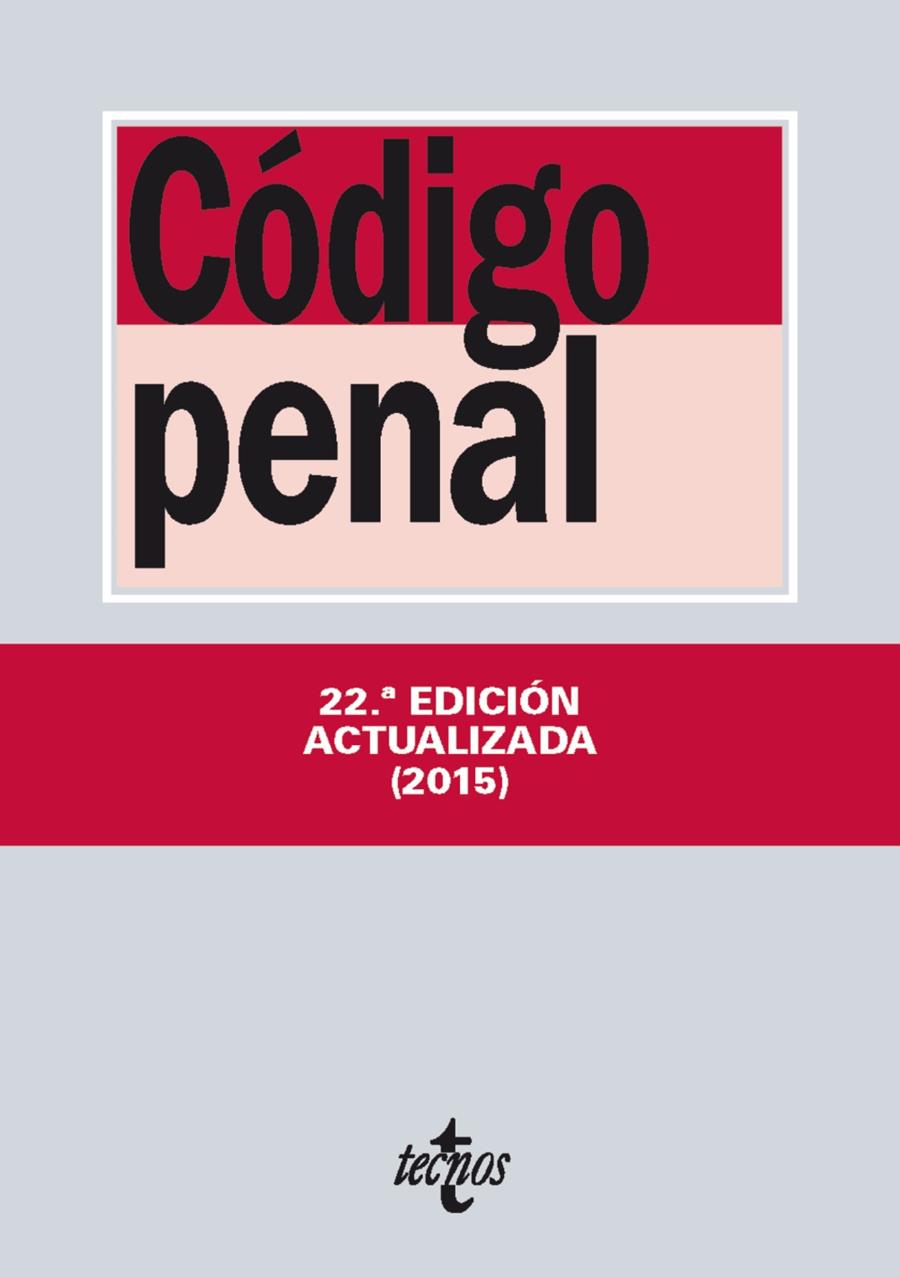 CÓDIGO PENAL | 9788430966707 | EDITORIAL TECNOS | Llibreria Online de Banyoles | Comprar llibres en català i castellà online
