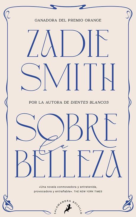 SOBRE LA BELLEZA | 9788418796678 | SMITH, ZADIE | Llibreria Online de Banyoles | Comprar llibres en català i castellà online
