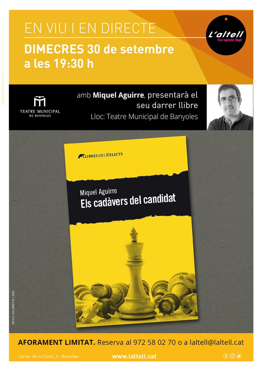 EN VIU I EN DIRECTE amb MIQUEL AGUIRRE - Llibreria L'Altell - Llibreria Online de Banyoles | Comprar llibres en català i castellà online - Llibreria de Girona
