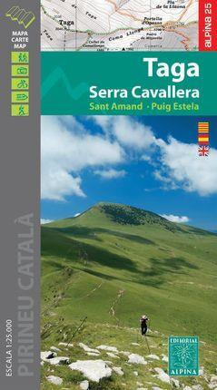 TAGA SERRA CAVALLERA 1:25.000 -ALPINA | 9788480909853 | Llibreria L'Altell - Llibreria Online de Banyoles | Comprar llibres en català i castellà online - Llibreria de Girona