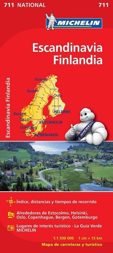 MAPA NATIONAL ESCANDINAVIA FINLANDIA | 9782067170513 | Llibreria Online de Banyoles | Comprar llibres en català i castellà online