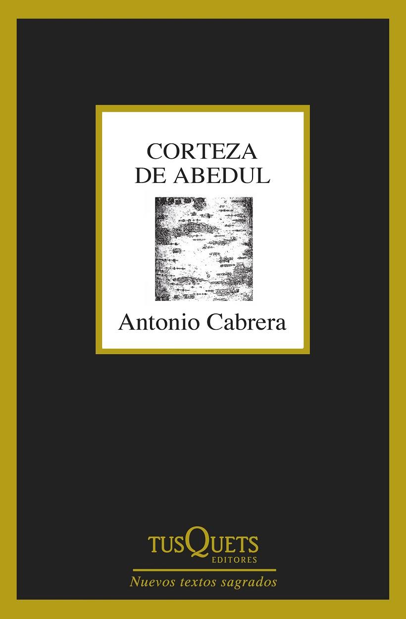 CORTEZA DE ABEDUL | 9788490662892 | ANTONIO CABRERA | Llibreria Online de Banyoles | Comprar llibres en català i castellà online