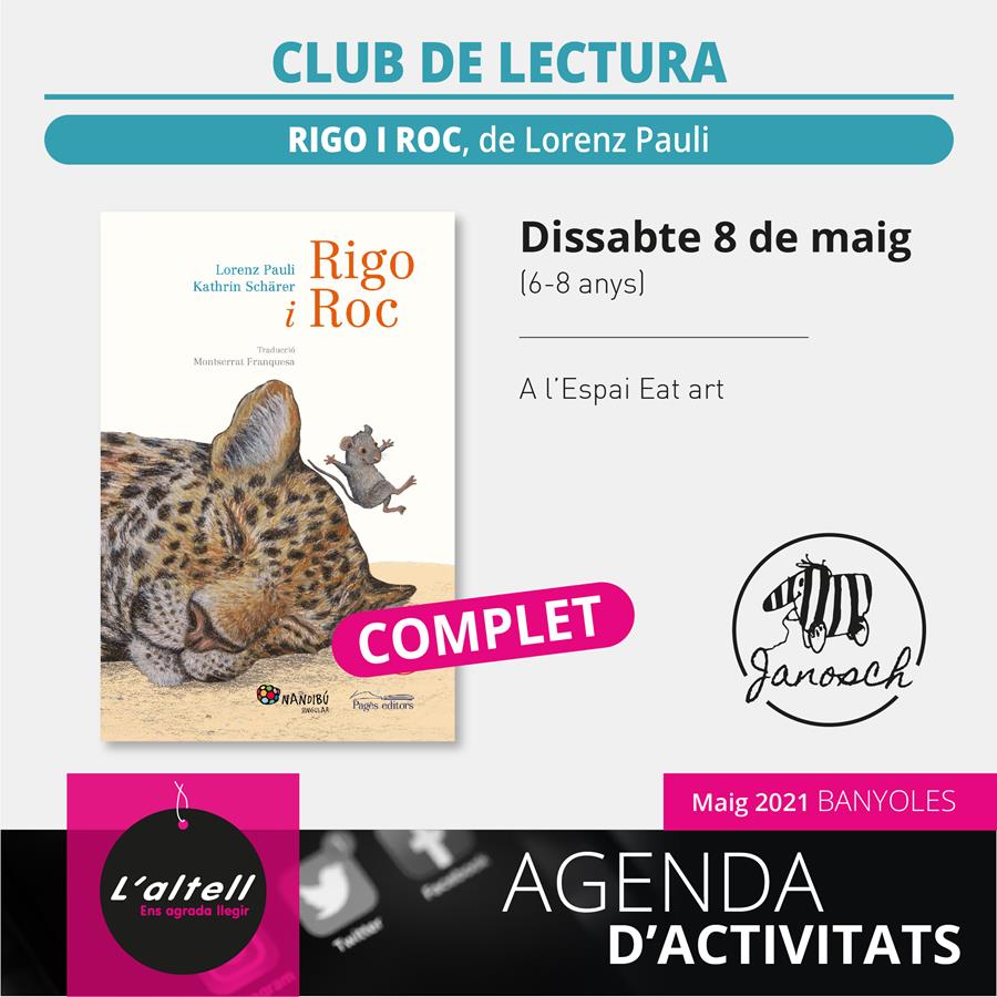 CLUB DE LECTURA JANOSCH (6-8 anys) -COMPLET- - Llibreria Online de Banyoles | Comprar llibres en català i castellà online