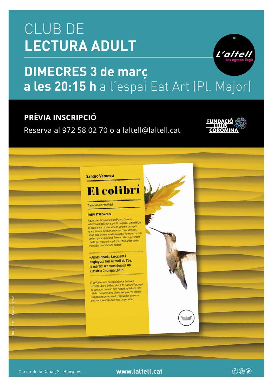 CLUB DE LECTURA -ADULT- - Llibreria Online de Banyoles | Comprar llibres en català i castellà online