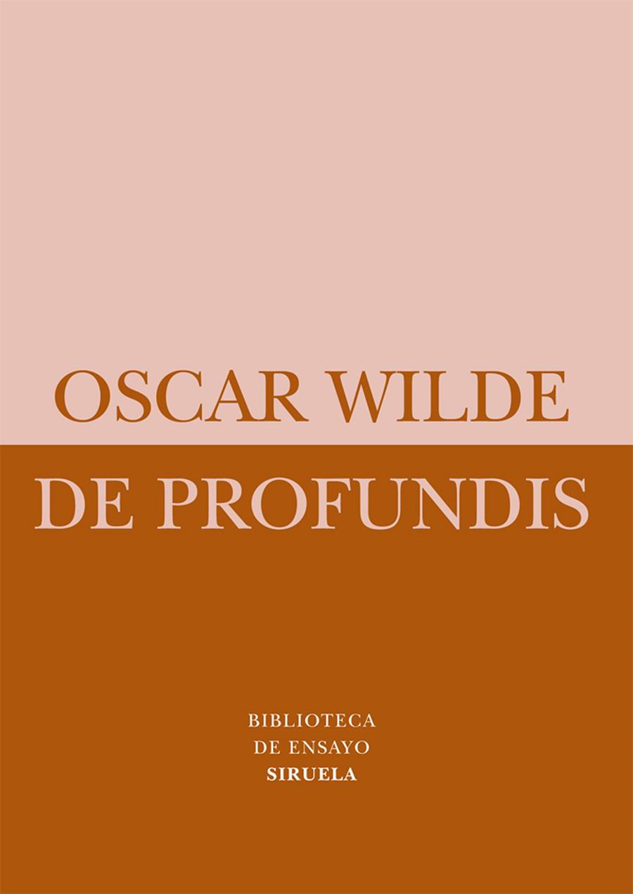 DE PROFUNDIS | 9788498414493 | WILDE, OSCAR | Llibreria Online de Banyoles | Comprar llibres en català i castellà online