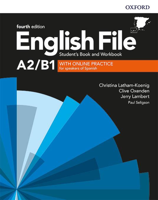 ENGLISH FILE 4TH EDITION A2/B1. STUDENT'S BOOK AND WORKBOOK WITH KEY PACK | 9780194058124 | LATHAM-KOENIG, CHRISTINA/OXENDEN, CLIVE/LAMBERT, JERRY/SELIGSON, PAUL | Llibreria L'Altell - Llibreria Online de Banyoles | Comprar llibres en català i castellà online - Llibreria de Girona