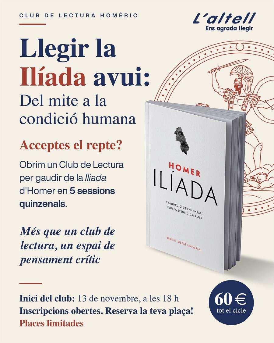 CLUB DE LECTURA HOMÈRIC - Llibreria Online de Banyoles | Comprar llibres en català i castellà online