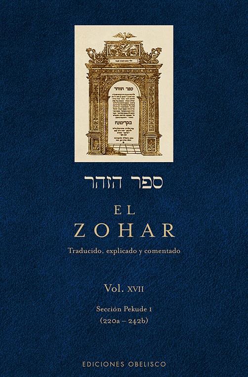 EL ZOHAR (VOL. XVII) | 9788497779869 | BAR IOJAI, RABI SHIMON | Llibreria Online de Banyoles | Comprar llibres en català i castellà online