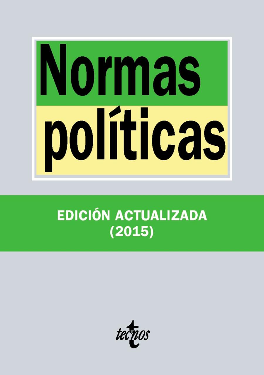NORMAS POLÍTICAS | 9788430966097 | EDITORIAL TECNOS | Llibreria Online de Banyoles | Comprar llibres en català i castellà online