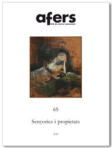 AFERS,65: SENYORIES I PROPIETATS | 9788492542277 | * | Llibreria Online de Banyoles | Comprar llibres en català i castellà online
