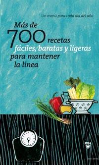 MAS DE 700 RECETAS FÁCIELS, BARATAS Y LIGERAS PARA MANTENER | 9788498678420 | AUTORES , VARI0S | Llibreria Online de Banyoles | Comprar llibres en català i castellà online