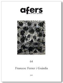 AFERS | 9788492542185 | FERRER I GUÀRDIA,FRANCESC | Llibreria Online de Banyoles | Comprar llibres en català i castellà online