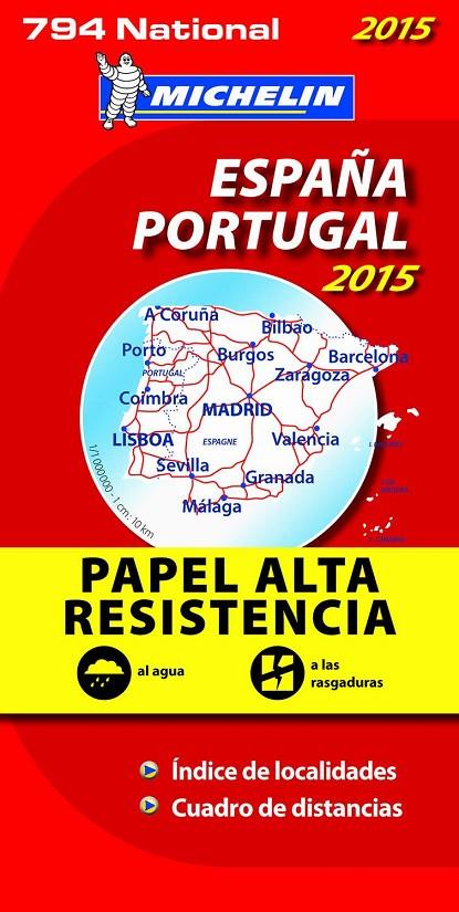 MAPA NATIONAL ESPAÑA - PORTUGAL "ALTA RESISTENCIA" | 9782067199798 | VARIOS AUTORES | Llibreria L'Altell - Llibreria Online de Banyoles | Comprar llibres en català i castellà online - Llibreria de Girona