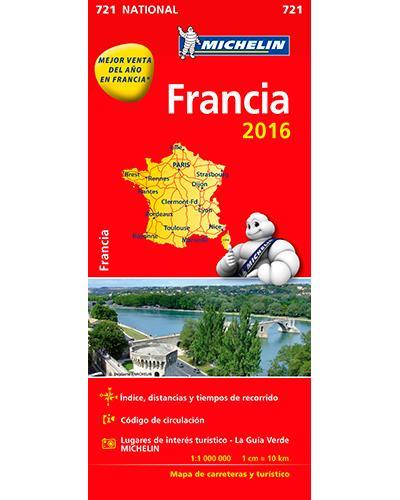 MAPA NATIONAL FRANCIA | 9782067211070 | VARIOS AUTORES | Llibreria Online de Banyoles | Comprar llibres en català i castellà online