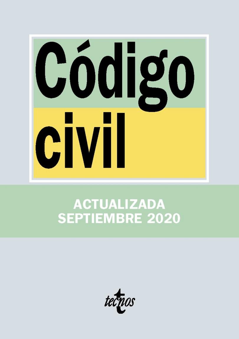 CÓDIGO CIVIL | 9788430980017 | EDITORIAL TECNOS | Llibreria Online de Banyoles | Comprar llibres en català i castellà online