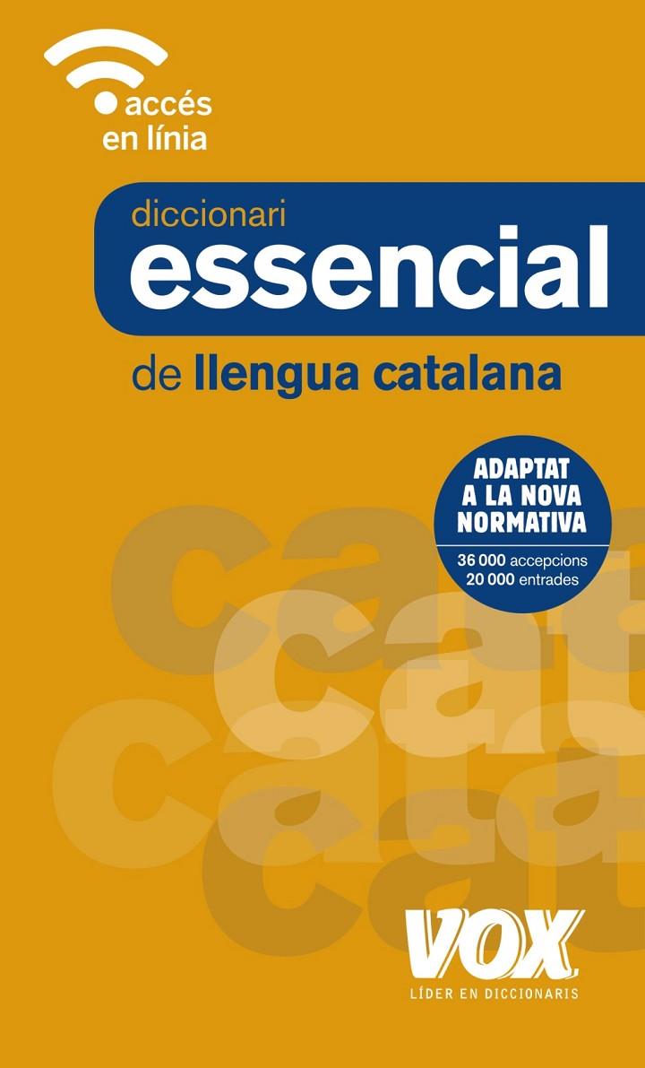 DICCIONARI ESSENCIAL DE LLENGUA CATALANA | 9788499742861 | VOX EDITORIAL | Llibreria Online de Banyoles | Comprar llibres en català i castellà online