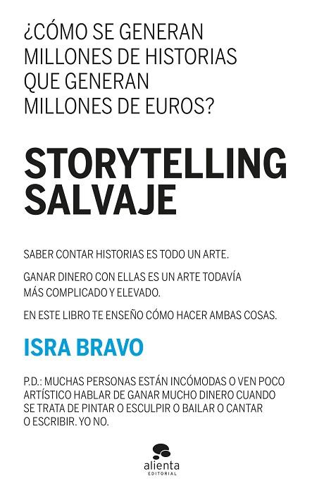 STORYTELLING SALVAJE | 9788413442983 | BRAVO, ISRA | Llibreria Online de Banyoles | Comprar llibres en català i castellà online