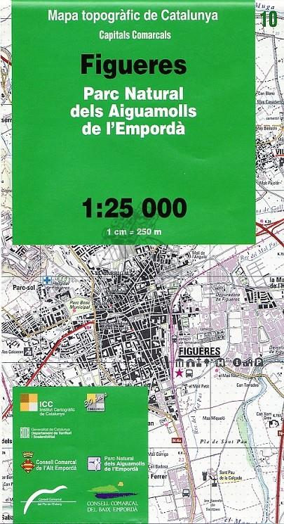 MAPA DE FIGUERES 1:25.000 | 9788439388791 | INSTITUT CARTOGRÀFIC DE CATALUNYA | Llibreria Online de Banyoles | Comprar llibres en català i castellà online