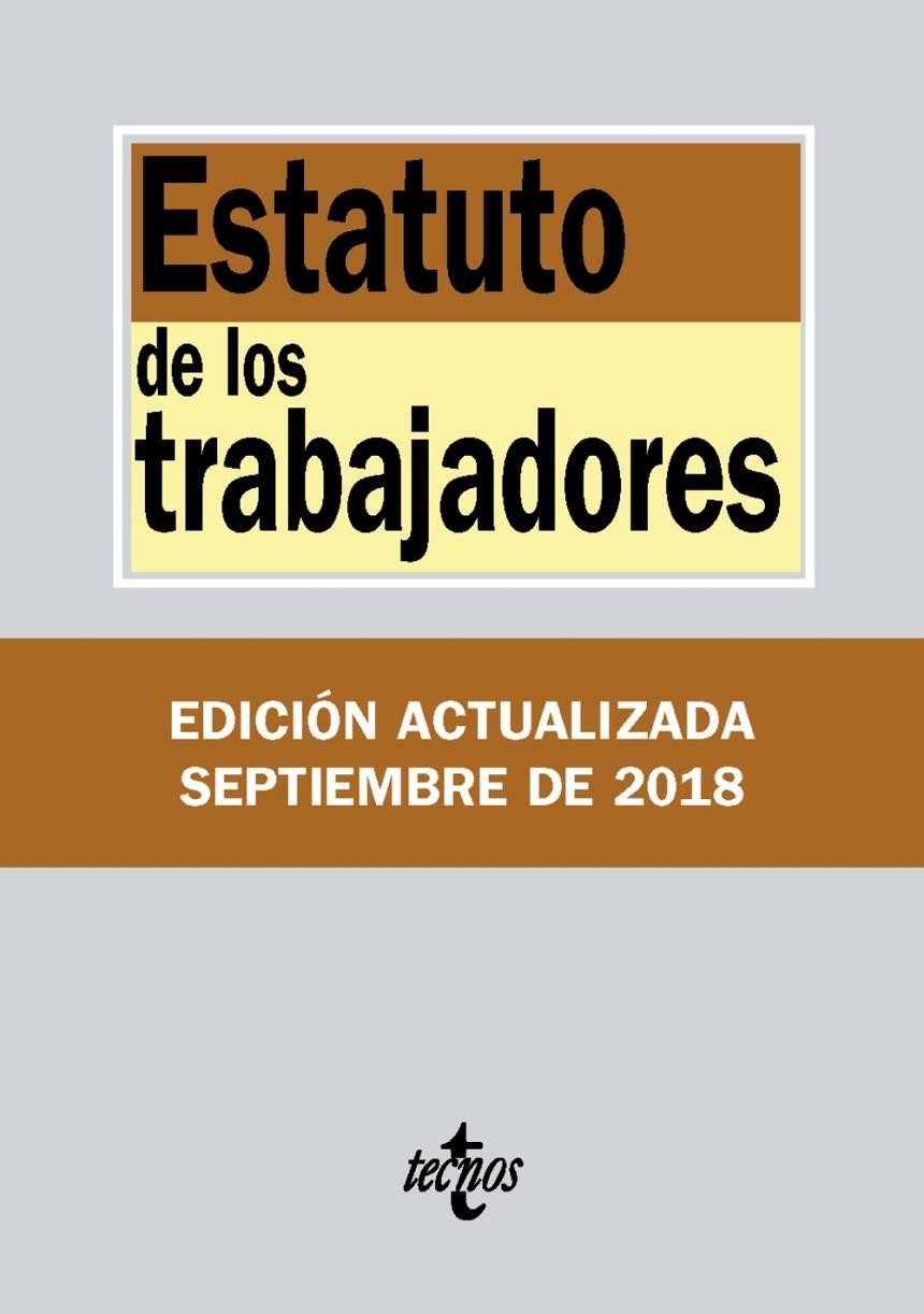 ESTATUTO DE LOS TRABAJADORES | 9788430975129 | EDITORIAL TECNOS | Llibreria Online de Banyoles | Comprar llibres en català i castellà online