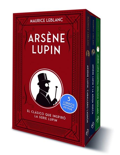 ESTUCHE COLECCIÓN ARSÈNE LUPIN | 9788419004628 | LEBLANC, MAURICE | Llibreria Online de Banyoles | Comprar llibres en català i castellà online