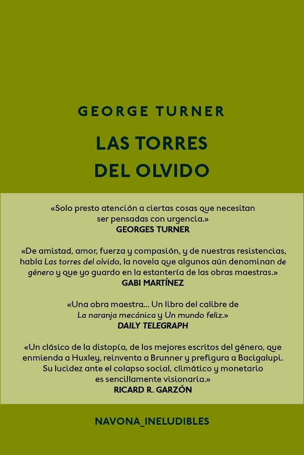 LAS TORRES DEL OLVIDO | 9788417181499 | TURNER, GEORGE | Llibreria Online de Banyoles | Comprar llibres en català i castellà online