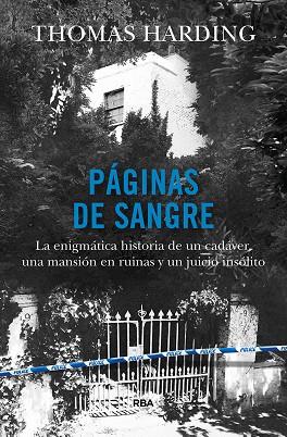 PÁGINAS DE SANGRE | 9788491872368 | HARDING THOMAS | Llibreria Online de Banyoles | Comprar llibres en català i castellà online
