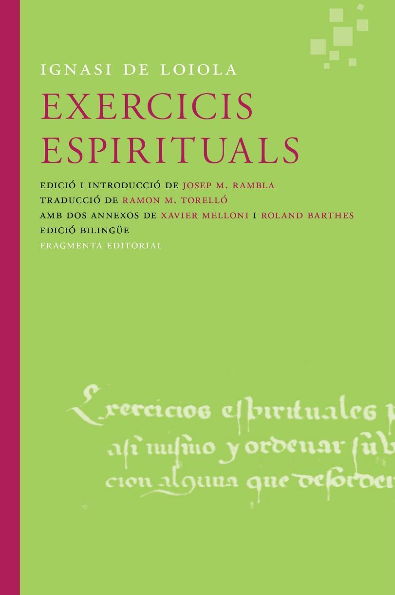 EXERCICIS ESPIRITUALS | 9788415518600 | DE LOIOLA, IGNASI | Llibreria Online de Banyoles | Comprar llibres en català i castellà online