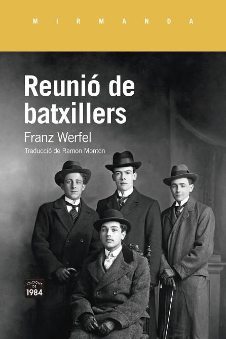 REUNIÓ DE BATXILLERS. | 9788418858178 | WERFEL, FRANZ | Llibreria L'Altell - Llibreria Online de Banyoles | Comprar llibres en català i castellà online - Llibreria de Girona