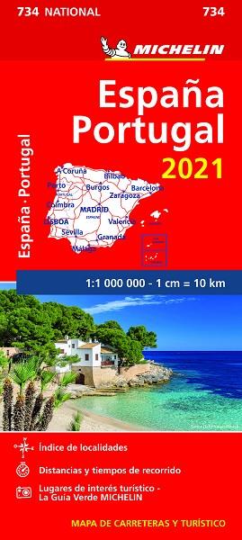 MAPA NATIONAL ESPAÑA - PORTUGAL 2021 | 9782067249622 | MICHELIN | Llibreria Online de Banyoles | Comprar llibres en català i castellà online