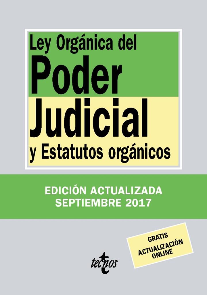 LEY ORGÁNICA DEL PODER JUDICIAL | 9788430971831 | EDITORIAL TECNOS | Llibreria Online de Banyoles | Comprar llibres en català i castellà online