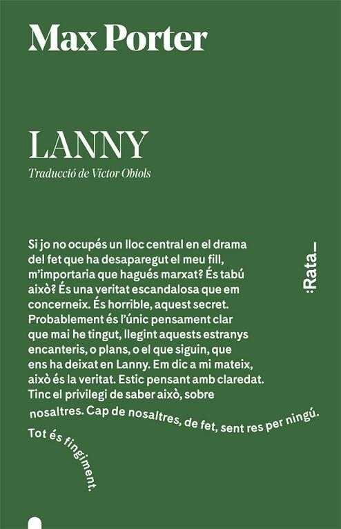 LANNY | 9788416738526 | PORTER, MAX | Llibreria L'Altell - Llibreria Online de Banyoles | Comprar llibres en català i castellà online - Llibreria de Girona