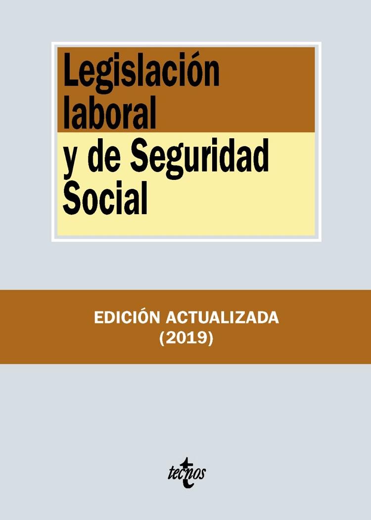 LEGISLACIÓN LABORAL Y DE SEGURIDAD SOCIAL | 9788430977109 | EDITORIAL TECNOS | Llibreria Online de Banyoles | Comprar llibres en català i castellà online