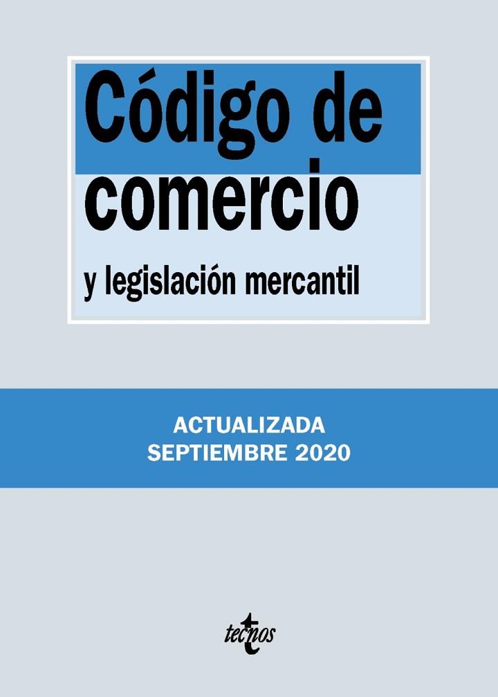 CÓDIGO DE COMERCIO | 9788430980055 | EDITORIAL TECNOS | Llibreria Online de Banyoles | Comprar llibres en català i castellà online