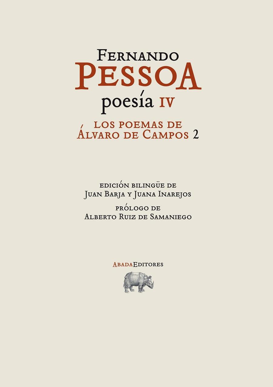 POEMAS DE ÁLVARO DE CAMPOS 2, LOS | 9788415289609 | PESSOA, FERNANDO | Llibreria Online de Banyoles | Comprar llibres en català i castellà online